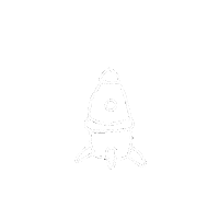 Rocket Ship Sticker