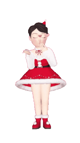 ritagifseadesivos noel danca menina dancinha Sticker