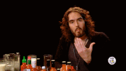 russell brand hot ones GIF by First We Feast: Hot Ones