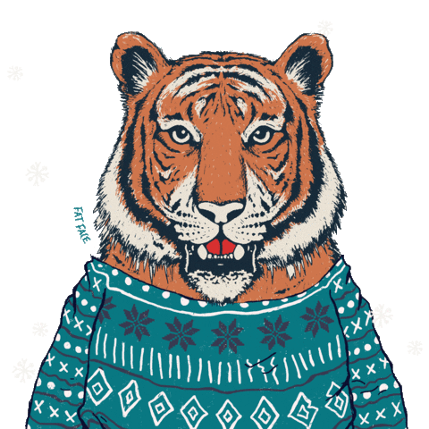 wearefatface giphyupload christmas snow holidays Sticker