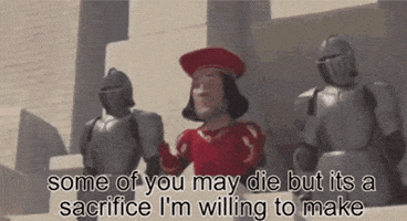 Some Of You May Die Lord Farquaad GIF by slicedbread