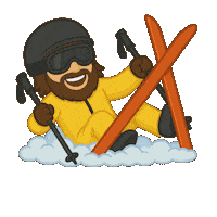Winter Ski Sticker by NLW Tourismus Marketing GmbH
