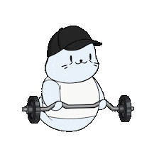 Tired Work Out Sticker by Sappy Seals Community
