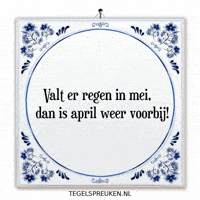 Hoop April GIF by Tegelspreuken.nl