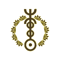 Znousland music loop psychedelic yellow Sticker