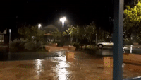 Town Lights Flicker as Intense Lightning Storm Hits Broome