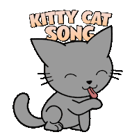 Rainbow Kitty Sticker by Hugo.fm