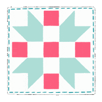 kpcreates sewing quilt quilting quilty Sticker