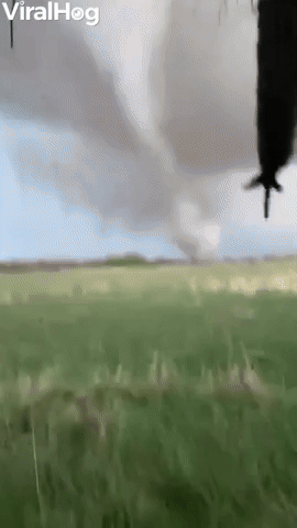 Andover Tornado Moving Across Farm Land