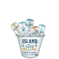 Take It Easy Beer Sticker by Island Coastal Lager