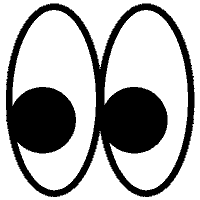 Eyes Look Sticker by Polar
