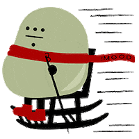 Winter Serious Face Sticker by 310MOOD