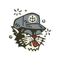 Drunk Coast Guard Sticker by Hotel Tango Distillery