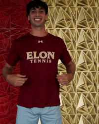 Elon Mens Tennis GIF by Elon Phoenix