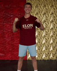 Elon Mens Tennis GIF by Elon Phoenix