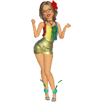 Girl Carnaval Sticker