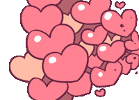 Love You Hearts Sticker by Jin