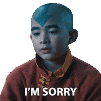 Sorry Avatar The Last Airbender Sticker by NETFLIX