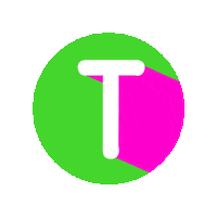 Pink Abc Sticker