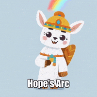 Rainbow Wisdom GIF by Llamaozi