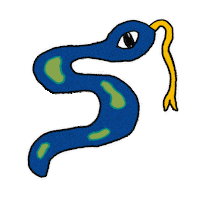 embryoh animal snake reptile snek Sticker