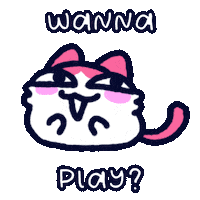 Cat Playing Sticker