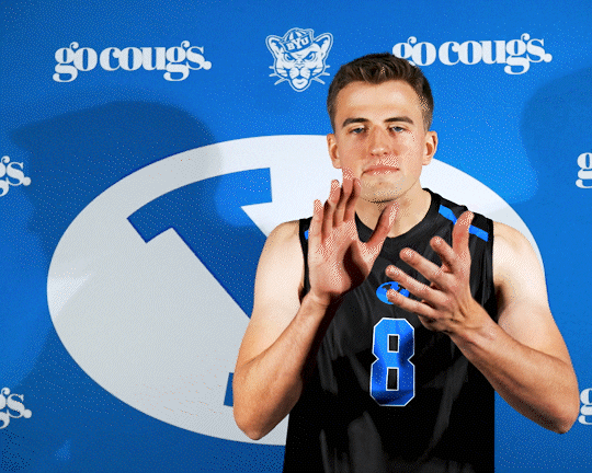Lets Go Sport GIF by BYU Cougars