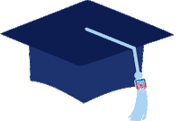 Cap Grad Sticker by Job Corps