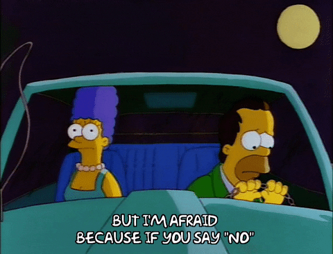 Propose Season 3 GIF by The Simpsons