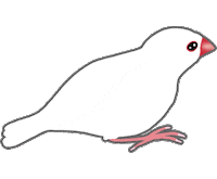 Heart 鳥 Sticker