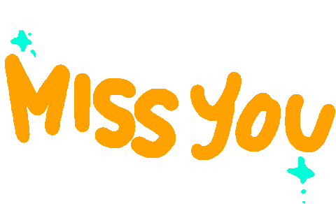 Miss You Sticker