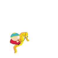 Sea Horse Cartman Sticker by South Park
