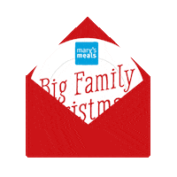 marysmeals christmas dinner envelope big family christmas Sticker
