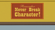 text reminding GIF by South Park 