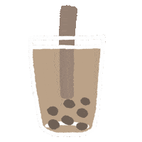 Tapioca タピる Sticker