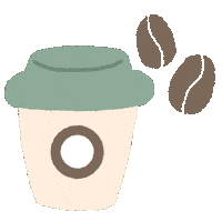 Coffee カフェ Sticker