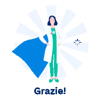 Grazie Sticker by Doctoralia