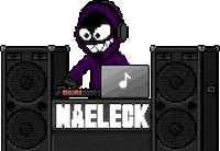 Night Club Dj Sticker by Naeleck