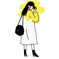 Girl Fashion Sticker