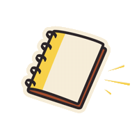 Magic Notebook Sticker