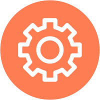 Orange Roue Sticker by Flexy