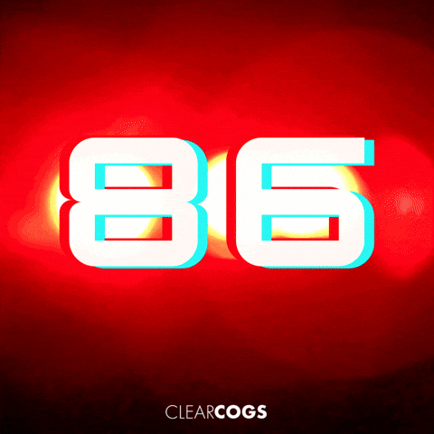 ClearCOGS 86 eightysix out of stock clearcogs GIF