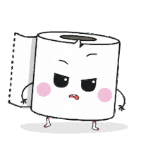 Toilet Paper Love Sticker by Paper Poo