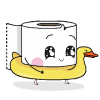 Toilet Paper Love Sticker by Paper Poo