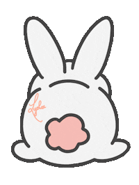 Bunny Sticker by Lychee the Label