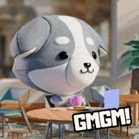Good Morning Gm GIF by The Plooshies