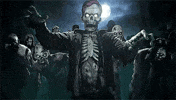 scary zombie GIF
