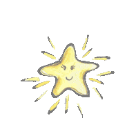 creartraffy star stella acquerello creartmum Sticker