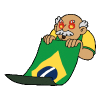 Eu Sou Brasileiro World Cup Sticker by Percolate Galactic