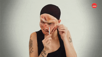 Make Up Halloween GIF by BuzzFeed